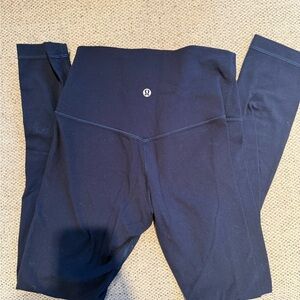 lululemon navy Leggings size 4